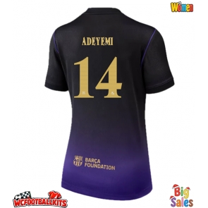 Barcelona Karim Adeyemi #14 Replica Away Stadium Shirt for Women 2026-27 Short Sleeve